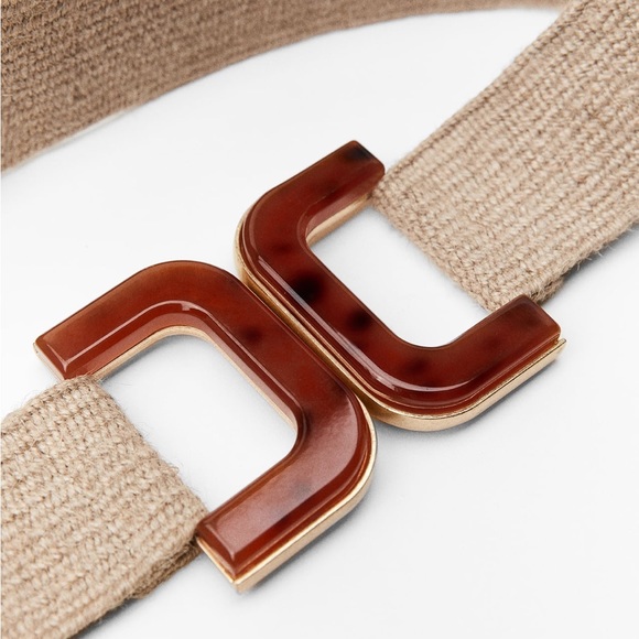 Zara limited edition Acetate Stretch Belt